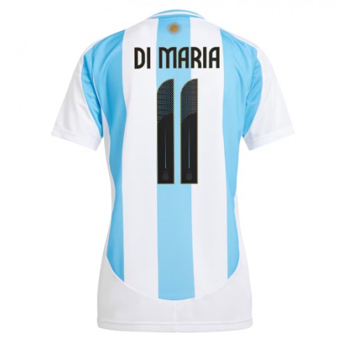 Fotbalové Dres Argentina Angel Di Maria #11 Dámské Domácí Copa America 2024 Krátký Rukáv